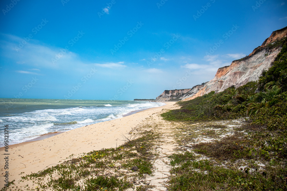 beach and sea,Bahia ,Brasil ,Trancoso