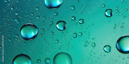 the water drops are on a surface, generative AI