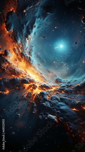 Galaxy taken in space wallpaper © Pesm