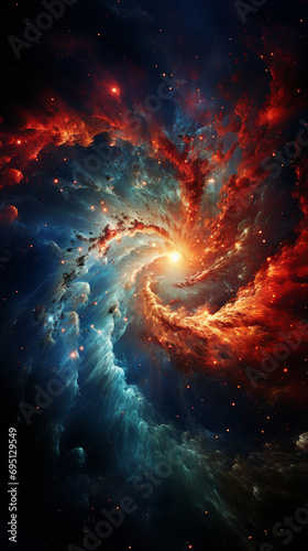 Galaxy taken in space  wallpaper © Pesm