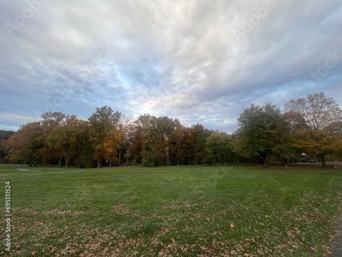Clouds in Autumn at the Park 