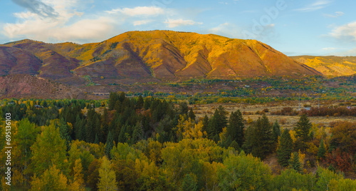 Epic Colorado Mountain Scene in the Fall Season