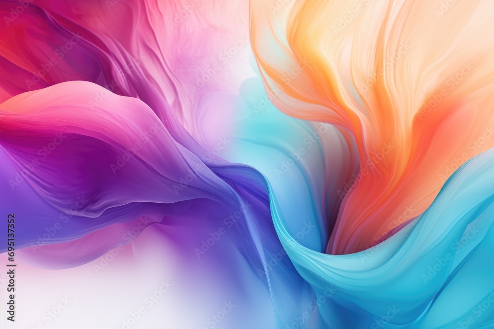 Abstract swirl of colors