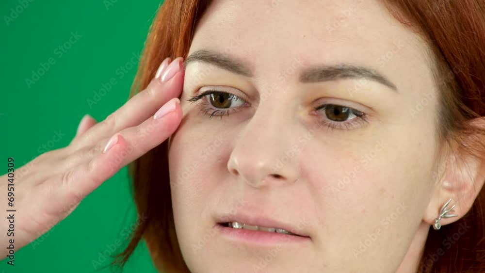 headache sadness woman Stressed Asian Teenager Student Having Headache With With Green Mock Up Screen headache sadness woman Stressed Asian Teenager Student Having Headache With With Green Mock Up Screen