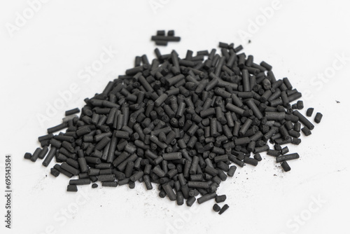 Cuadro en lienzo Activated Carbon Pellets used in Air purifier filter