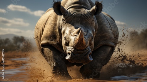 A Rhinoceros animal © Mahenz