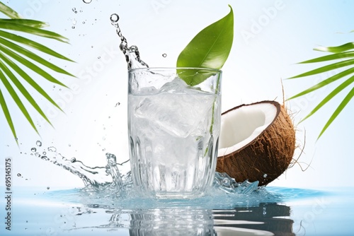Coconut water glass