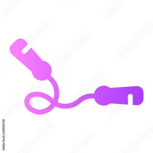 jumping rope Gradient icon