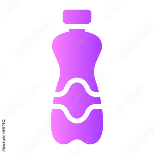 mineral water Gradient icon