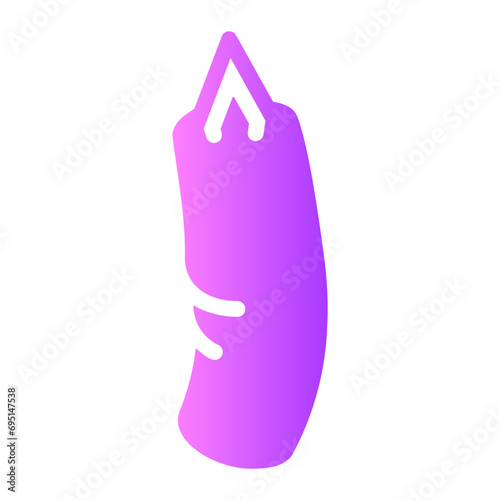 punching bag Gradient icon