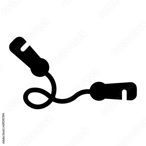 jumping rope Solid icon