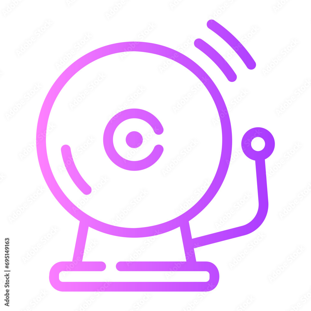 bell Line Gradient Icon bell Line Gradient Icon