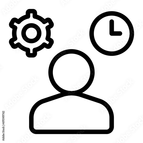 autonomy line icon