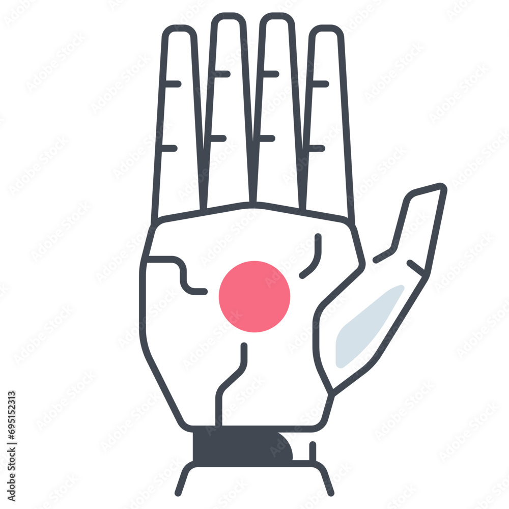 Hand Robotic Icon
