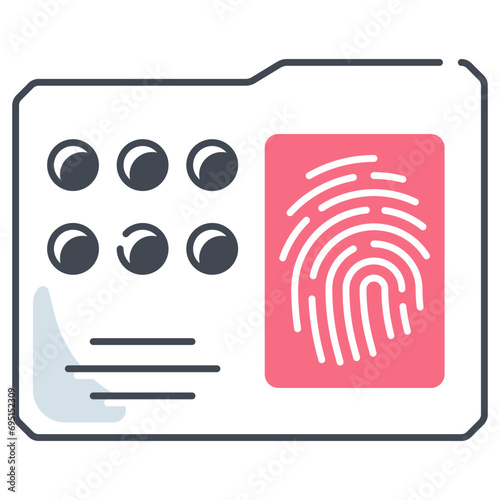 Fingerprint Scanner Icon