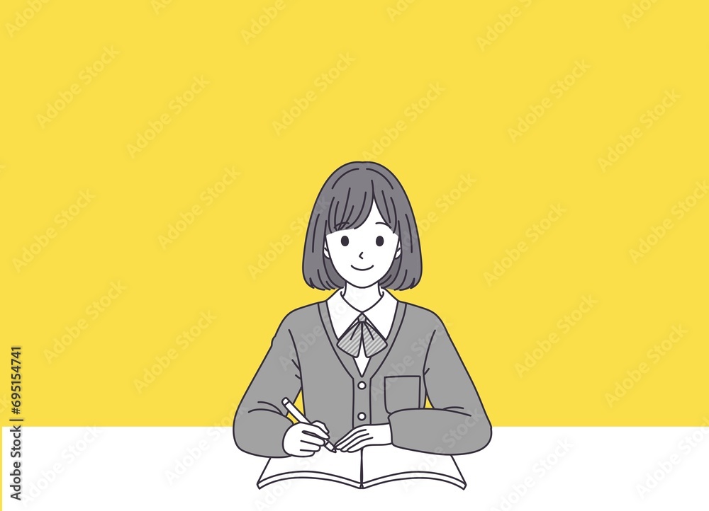 学生のイラスト素材
