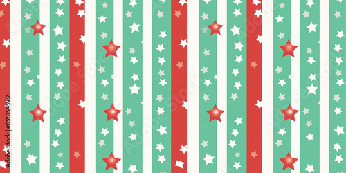 Green Stripes Red Stars HD
