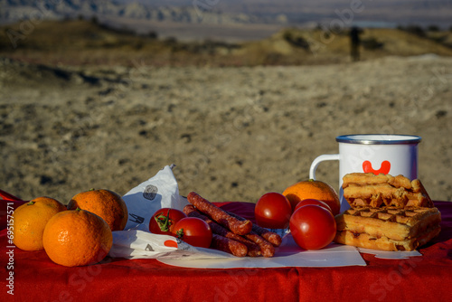 chachuna and vashlovani protected areas, amazing desert in Georgia, kakheti region photo