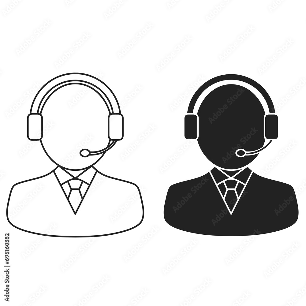customer service call center flat icon vector customer service call center flat icon vector