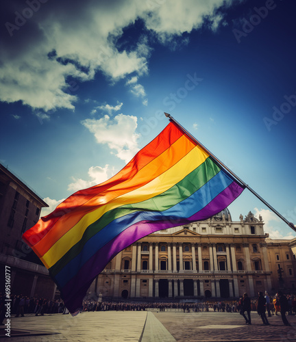 Pride flag at the Vatican 
