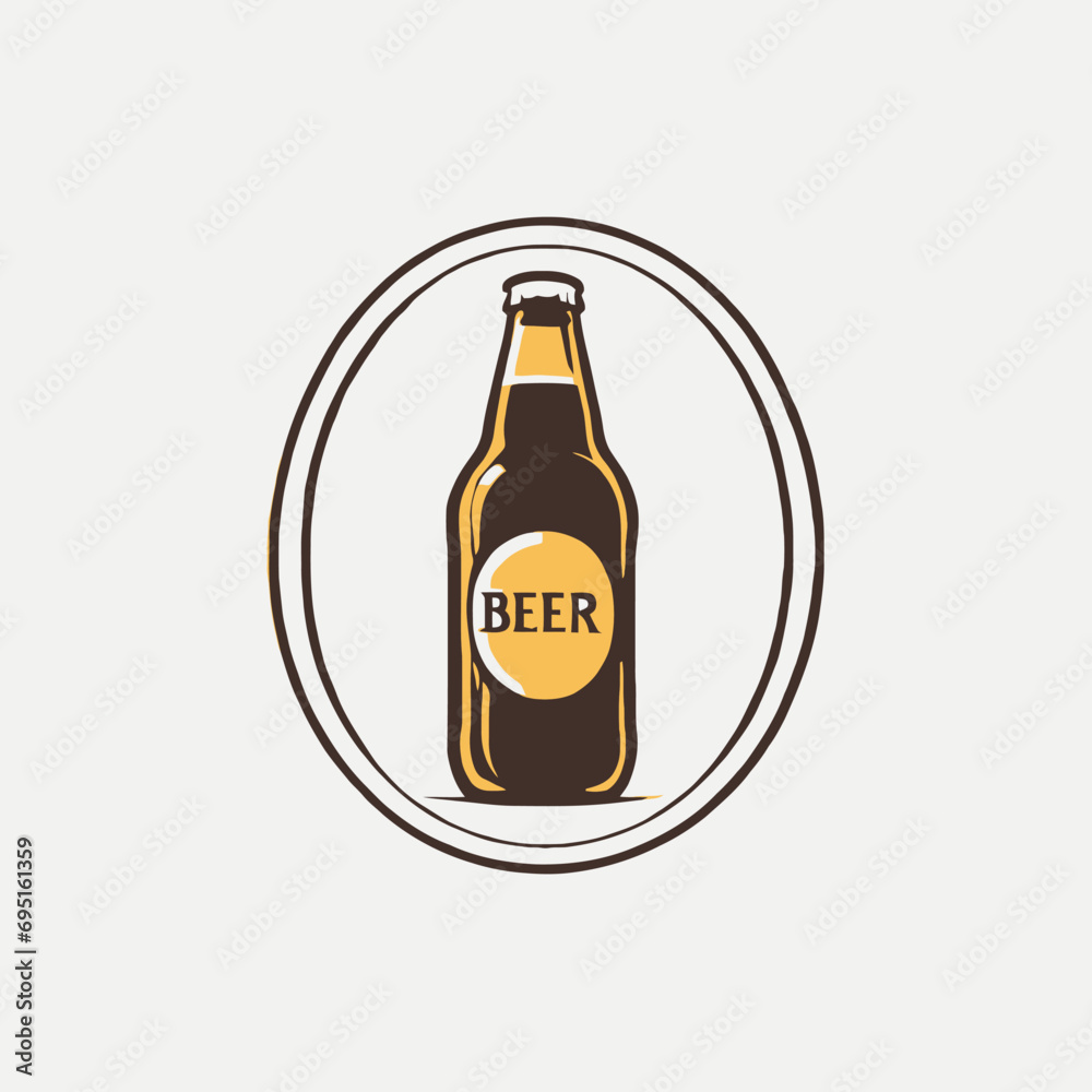 Minimalist Beer Logo Design Very Cool Concept Minimalist Beer Logo Design Very Cool Concept
