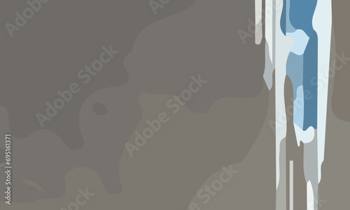 Simple ice background with copy space area. Suitable for poster and banner