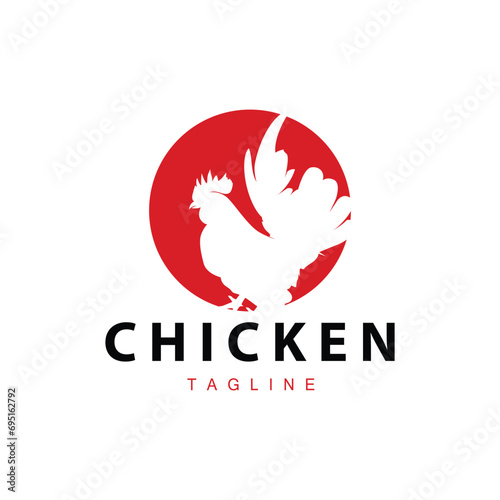 Chicken logo farm animal livestock chicken farm design fried chicken restaurant