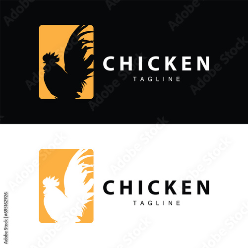 Chicken logo farm animal livestock chicken farm design fried chicken restaurant