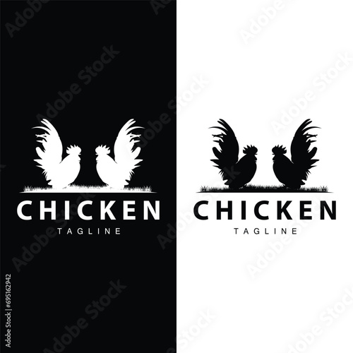 Chicken logo farm animal livestock chicken farm design fried chicken restaurant