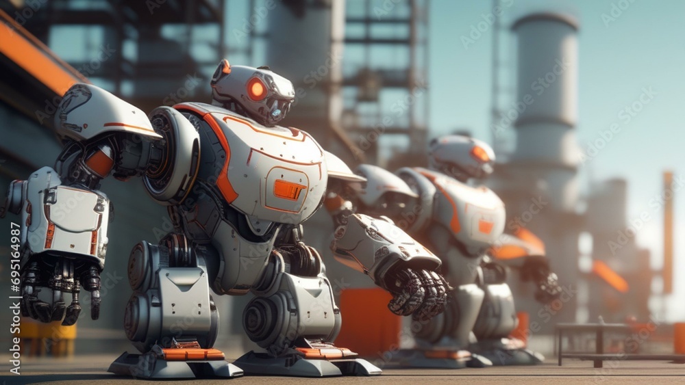 ai robot factory cinematic wallpaper ai robot factory cinematic wallpaper
