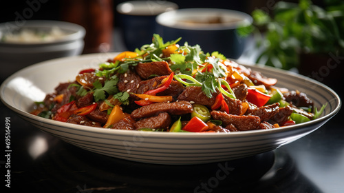 Asian food - roast beef