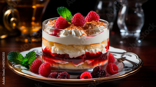 A trifle dessert