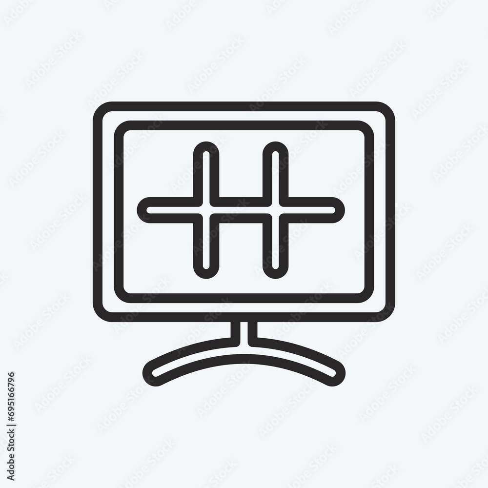 Icon Solar Energy. suitable for education symbol. line style. simple design editable. design template vector. simple illustration Icon Solar Energy. suitable for education symbol. line style. simple design editable. design template vector. simple illustration