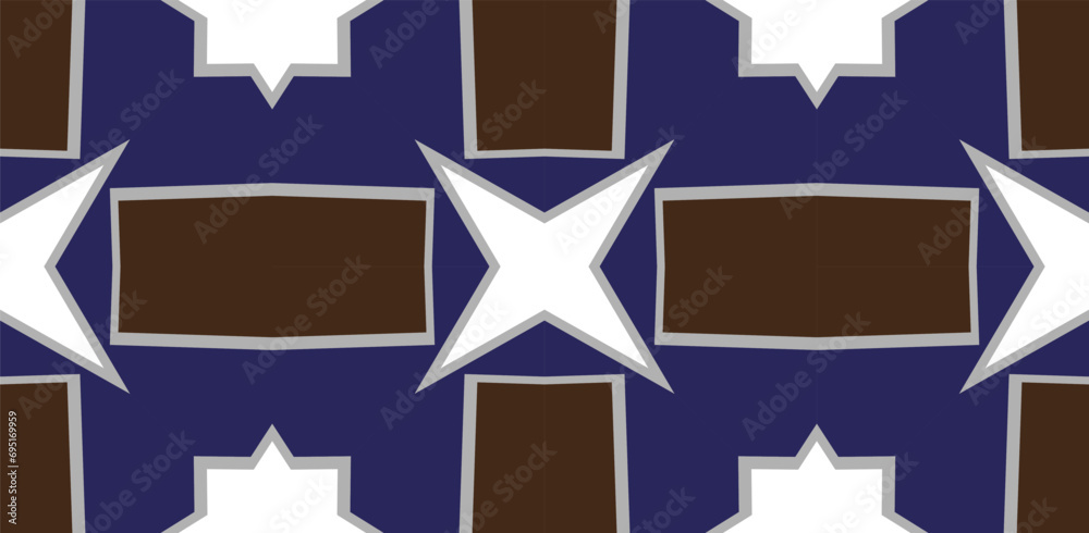 Fototapeta premium Decorative design in abstract style with rectangles. Pattern for commercials. 