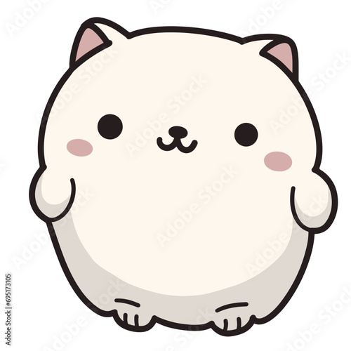 Cat Animals Cute Cartoon Illustration