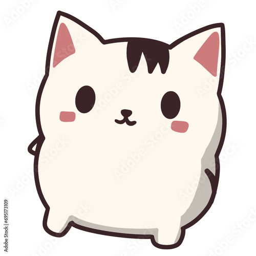Cat Animals Cute Cartoon Illustration