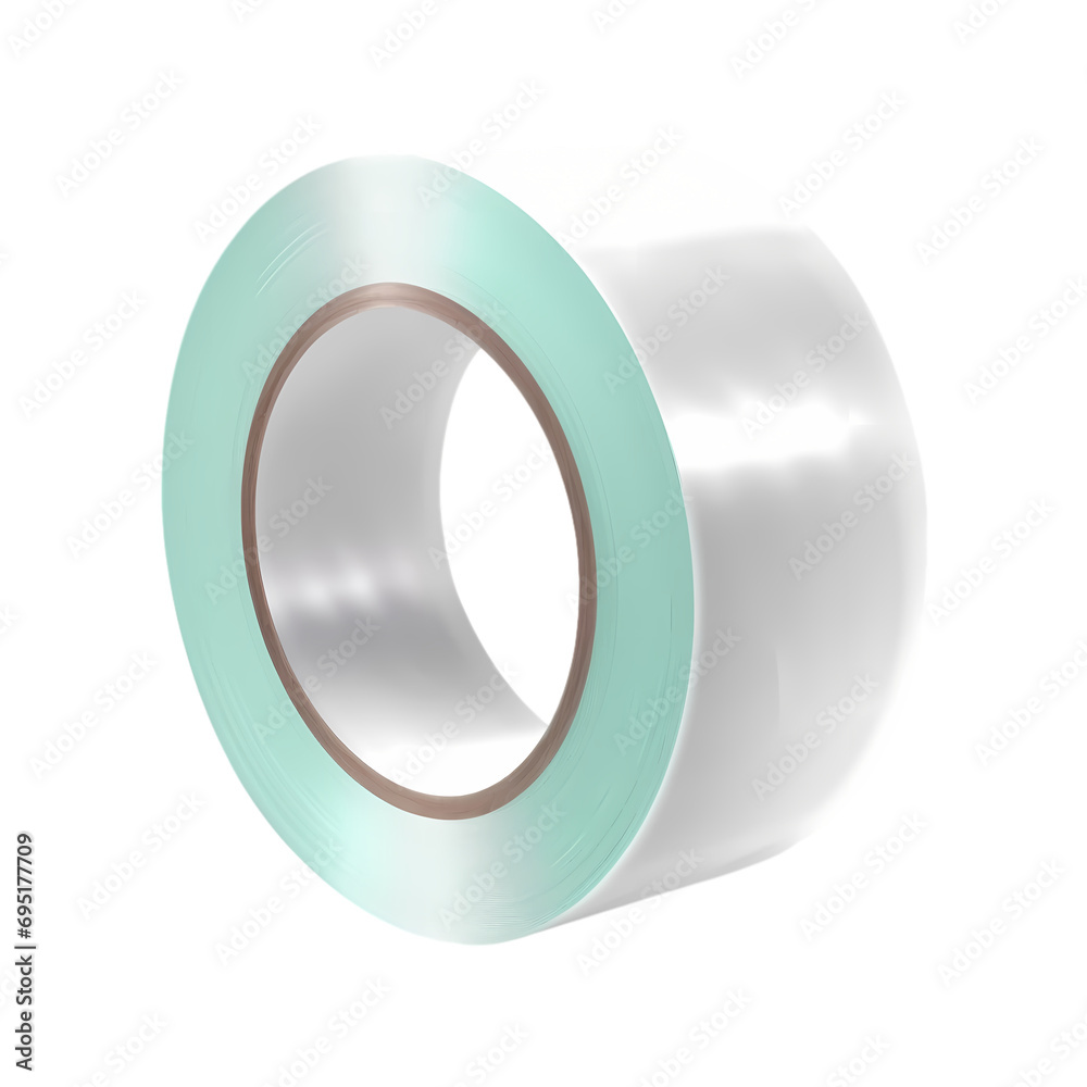 Duct sealing tape isolated on transparent background