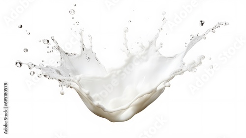 Milk Splash on transparent png