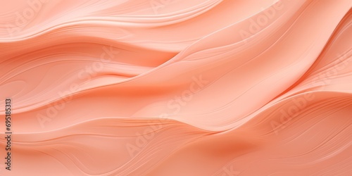 Wave of texture peach color background