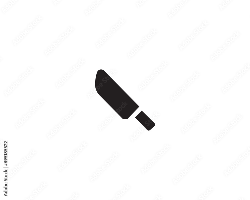 Knife icon vector symbol design illustration isolated Knife icon vector symbol design illustration isolated