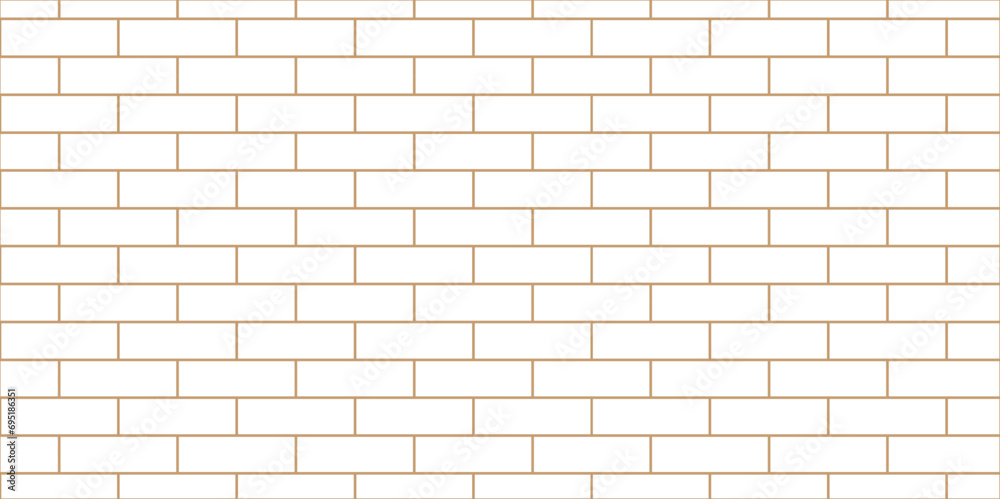 Obraz premium White brick wall background. architecuture construction stone block brick wallpaper. seamless building cement concrete wall grunge background. 