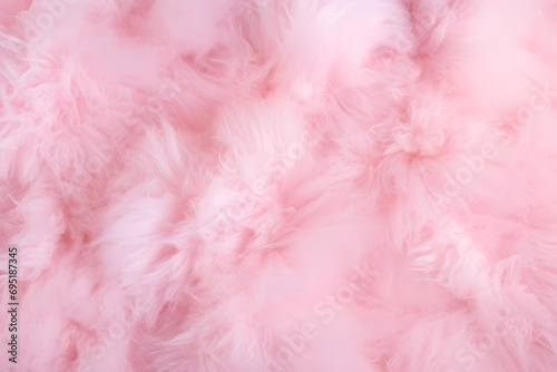 pink fur background fluffy texture photo