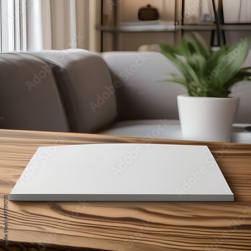 Wallpaper Mural A blank greeting card on a living room coffee table3 Torontodigital.ca