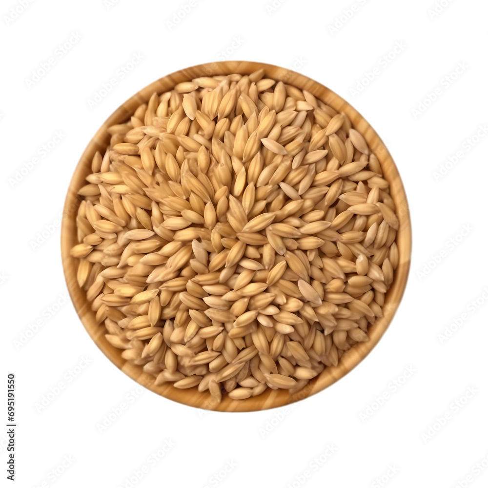 Wheat seeds isolated on transparent background Wheat seeds isolated on transparent background