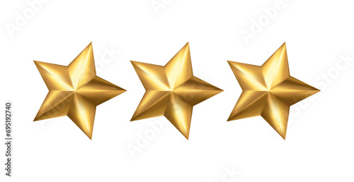 gold star on white background