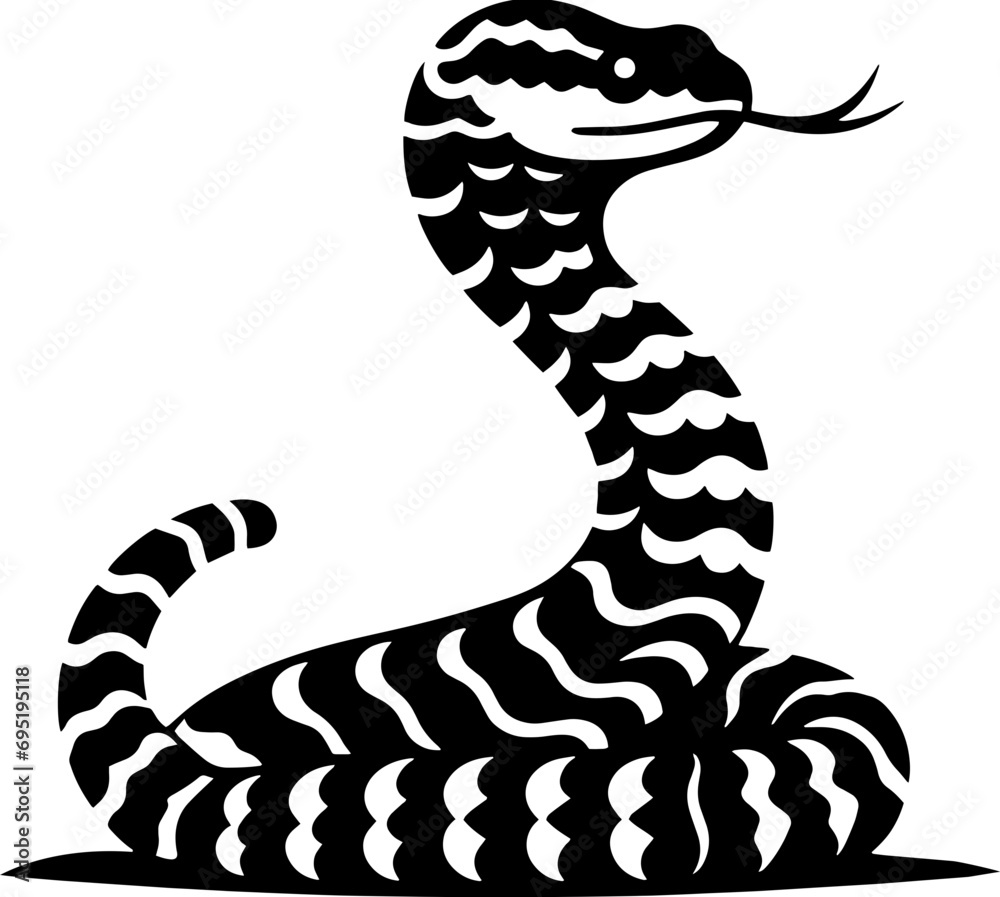 Fototapeta premium Peringueys Adder icon 9