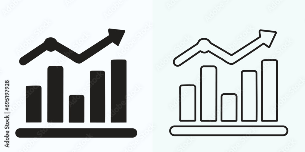 Growing Graph Icon, Bar Chart Icon, Infographic, Growths Chart Collection For Business Improvement Analytics, Diagram Symbol, Financial Profit Chart Bar Vector Illustration Growing Graph Icon, Bar Chart Icon, Infographic, Growths Chart Collection For Business Improvement Analytics, Diagram Symbol, Financial Profit Chart Bar Vector Illustration