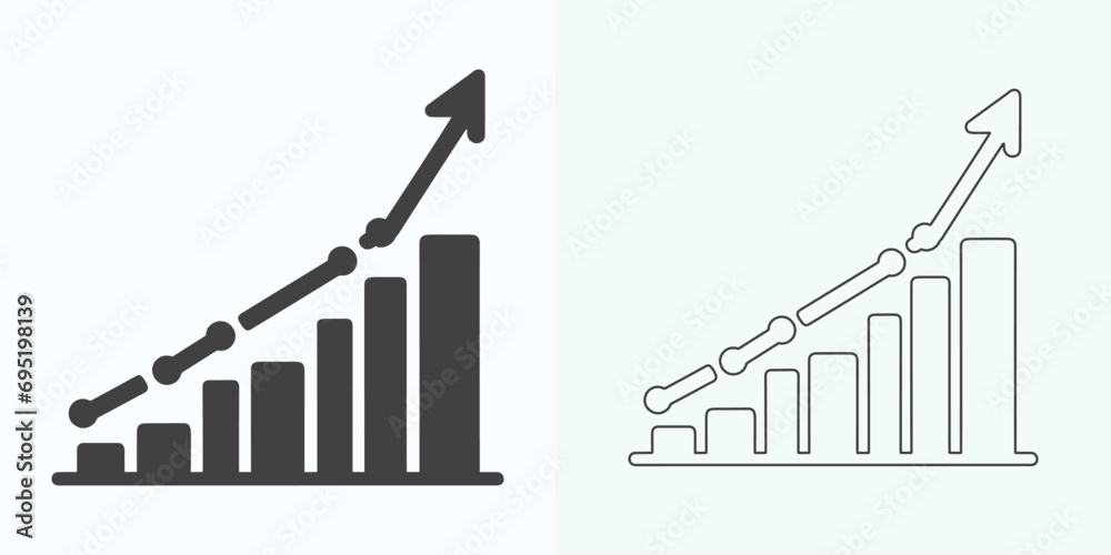 Growing Graph Icon, Bar Chart Icon, Infographic, Growths Chart Collection For Business Improvement Analytics, Diagram Symbol, Financial Profit Chart Bar Vector Illustration Growing Graph Icon, Bar Chart Icon, Infographic, Growths Chart Collection For Business Improvement Analytics, Diagram Symbol, Financial Profit Chart Bar Vector Illustration