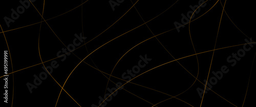 Vector modern simple design, elegant modern gold line background, abstract gold lines on black, abstract gold and black are light pattern with the gradient. photo
