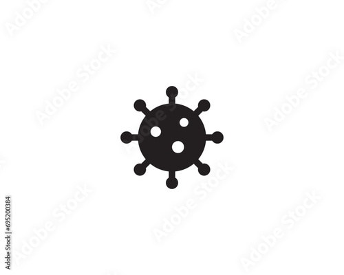 Virus icon vector symbol design illustration